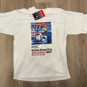 Deadstock NWT 1997 Silverstone British Grand Prix Vintage Tee Size L